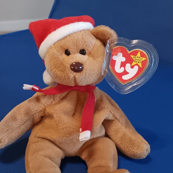 Vintage 1997 Beanie Babies Collection "Teddy" Christmas - Picture 3 of 5